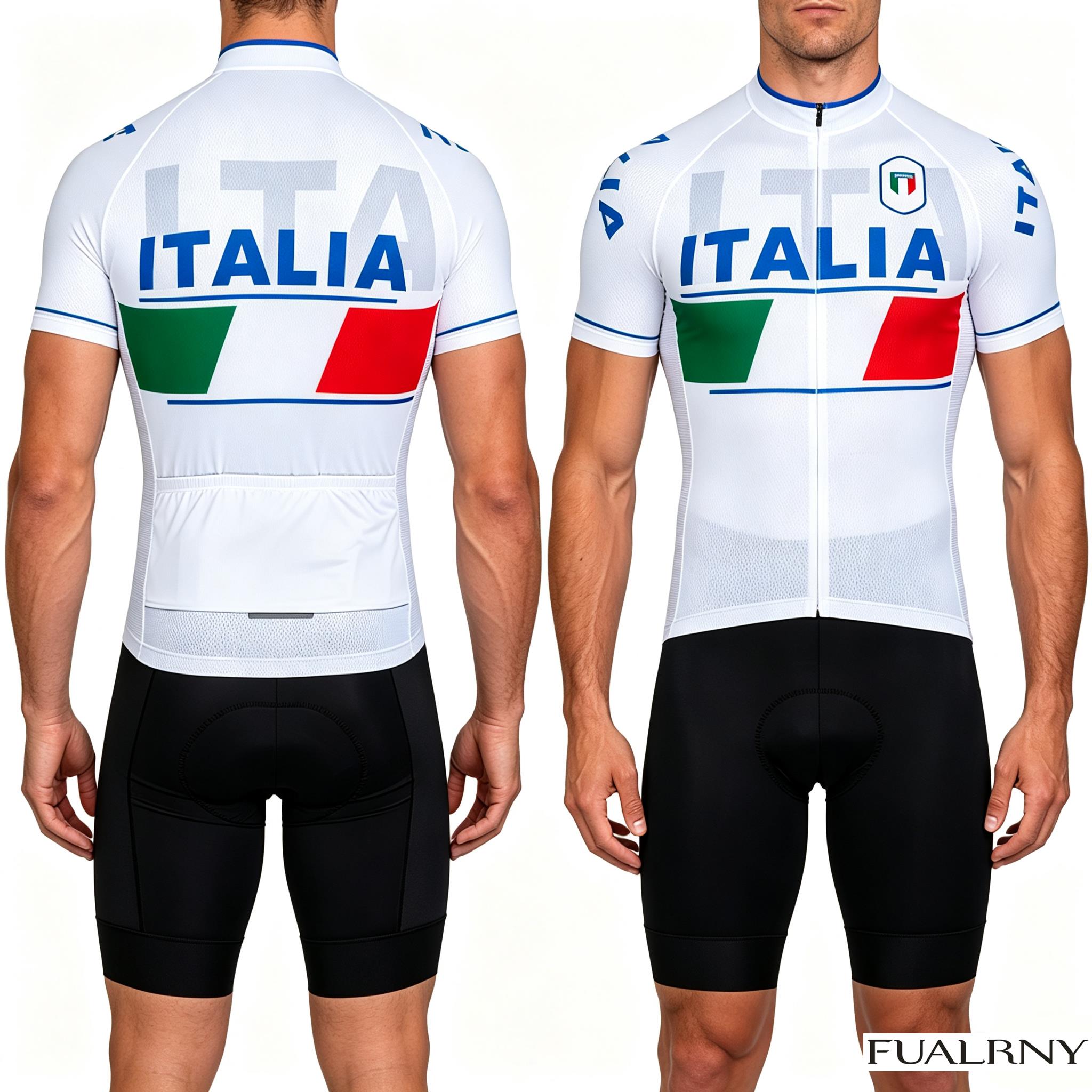 Cycling Gear Leaderboard - イタリア夏サイクリングジャージセットマイヨバイクジャージビブショーツセット男性夏速乾性ロパシクリスモロード自転車服