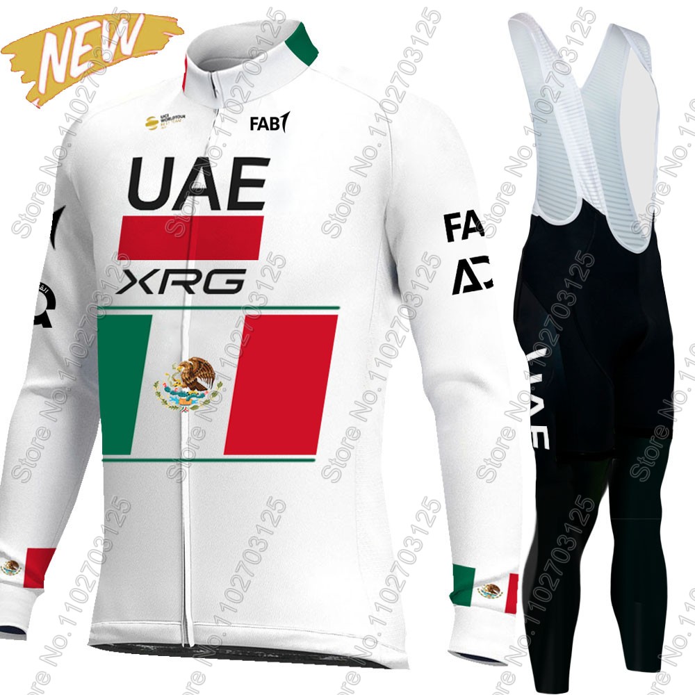 Cycling Gear Leaderboard - UAEチーム サイクリング 2026 メキシコ ジャージセット メンズ