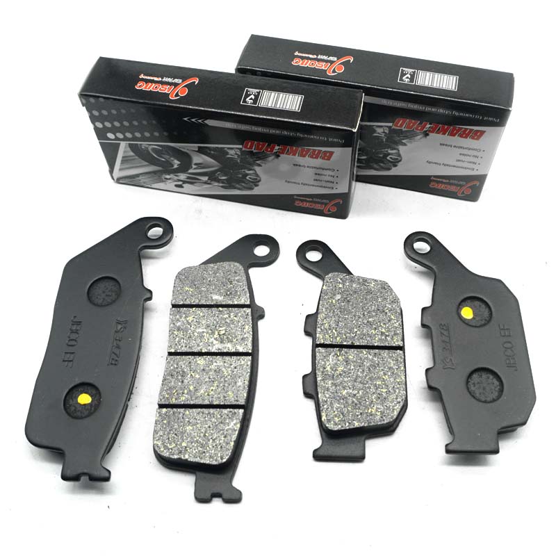 Ykyw Cycling Gear - オートバイのフロントおよびリアブレーキパッドキット,ホンダnc750dc,2014 2015 2016 nc750l 2016-2017 nc750s