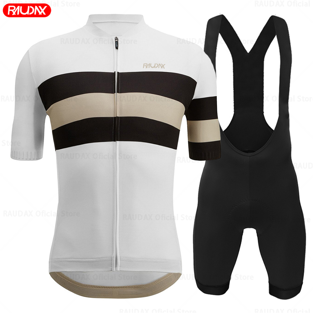 Cycling Gear Leaderboard - Raudax サイクリングジャージセット 2025 スポーツチーム夏ユース MTB バイクサイクリング服マイヨ