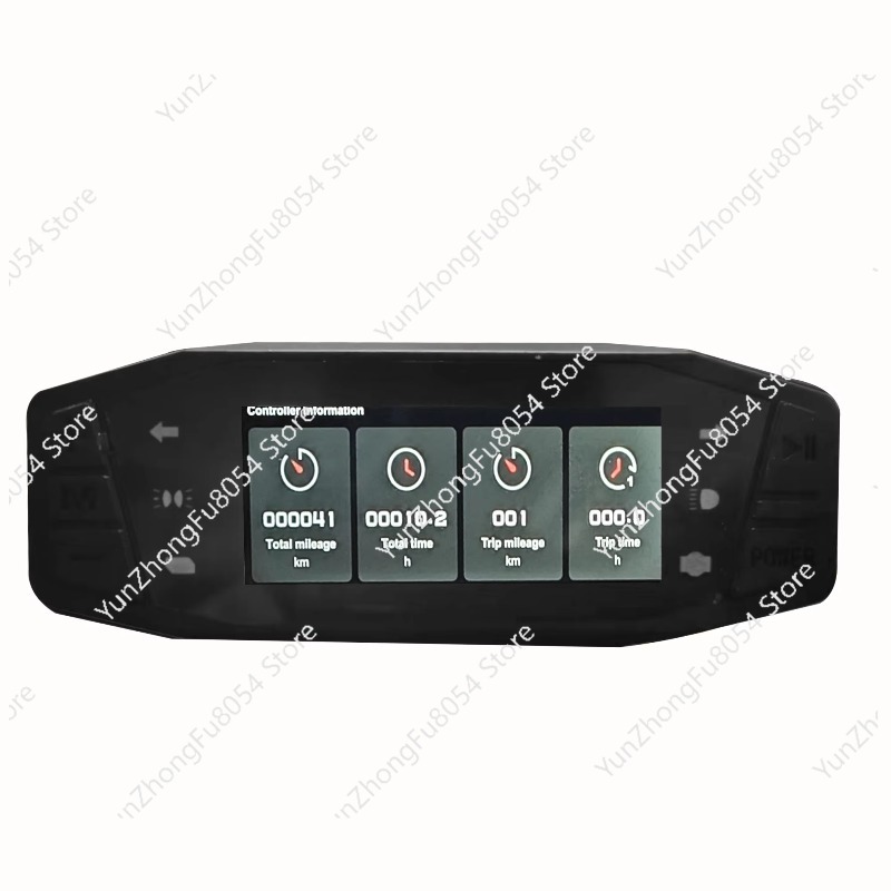 Bike Speedometer - 5個入り 3.13インチ モトクロスバイクディスプレイサポート Fardriver Votolスピードメーター 電動バイクダッシュボード用