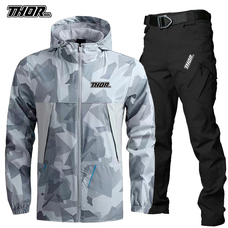 THORSOL 男性サイクリングジャージセット秋マウンテンバ - Cycling Gear Leaderboard のレビューと価格