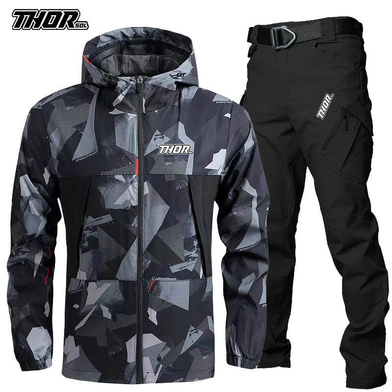 THORSOL 男性サイクリングジャージセット秋マウンテンバ - Cycling Gear Leaderboard のレビューと価格