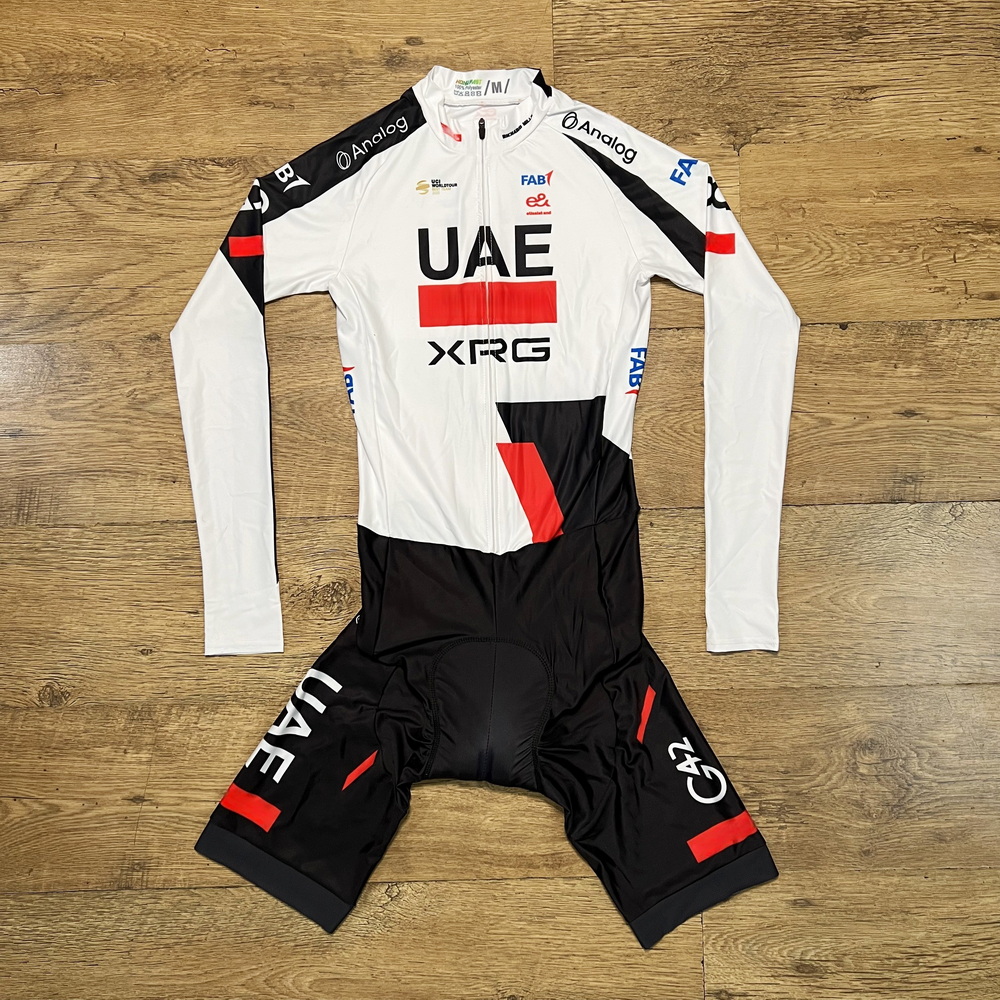 レーザーカット スキンスーツ 2025 2026 UAE X - Cycling Gear Leaderboard のレビューと価格