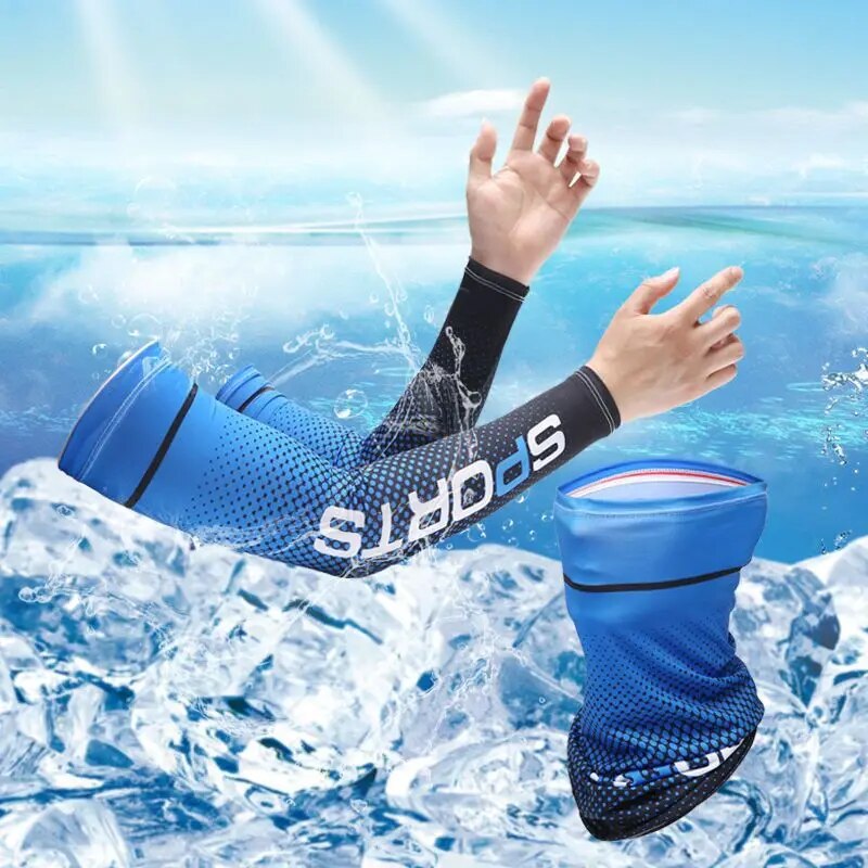 2個セットサンUV保護ロング手袋ハンドプロテクターカバーアー - Cycling Glove のレビューと価格