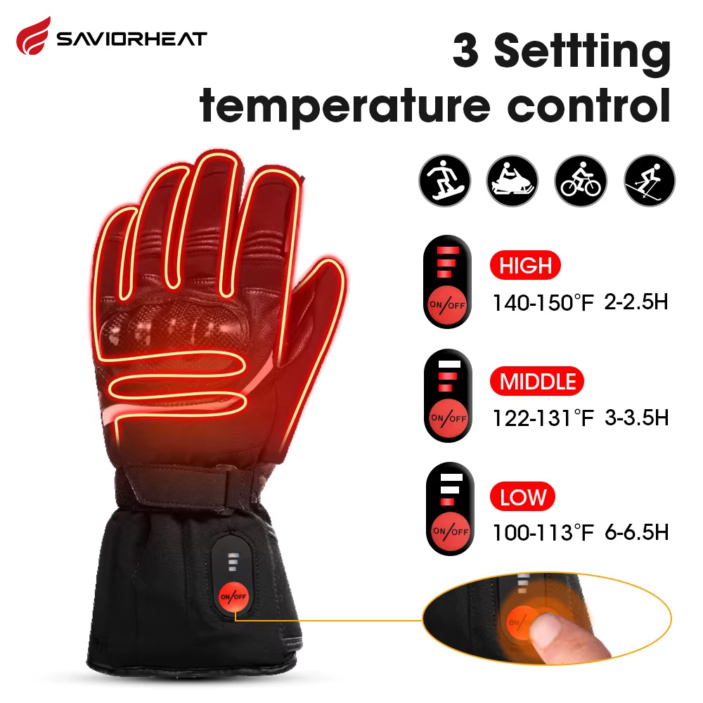 救世主-加熱されたオートバイ用手袋,100% 防水,自転車用 - Cycling Glove のレビューと価格