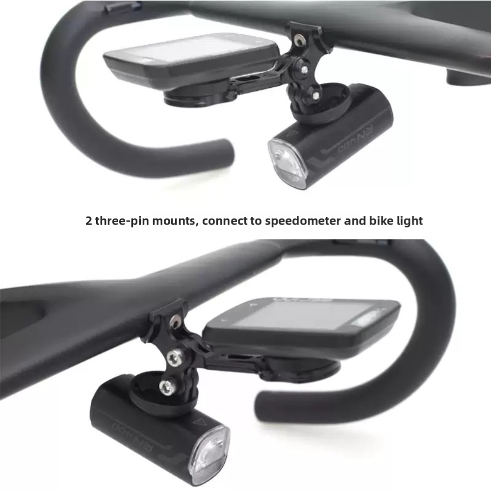 バイク/マウント/ハンドルバーブラケットアルミ合金デュアルス - Bike Speedometer のレビューと価格